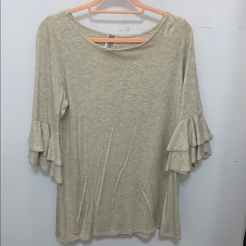 Ruffle Sleeve Blouse